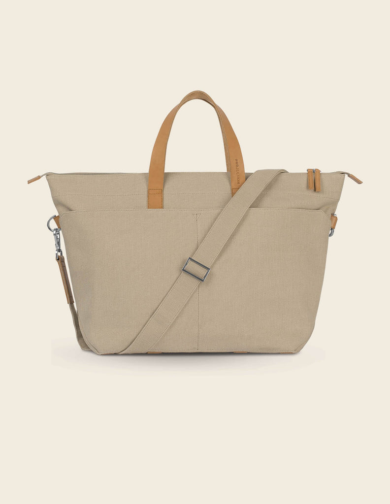 Kin Messenger Bag, Beige PROJECTKIN - #sustainable_luggage# - #travel_brand#